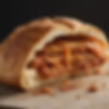 Golden Perfection of Little Caesars Calzone Crust Irresistible Golden Crust of Little Caesars Calzone