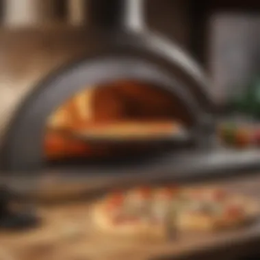 Italian pizza oven kit demonstrating efficient heat distribution