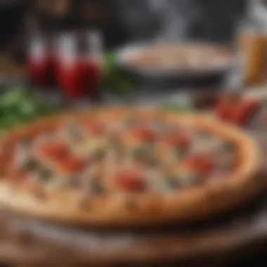 Sustainability Practices in the Frozen Pizza Sector An infographic highlighting sustainable practices in the Italian frozen pizza industry.