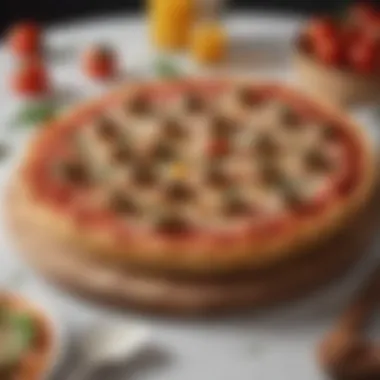Elegant Presentation of Keto Crust Dish