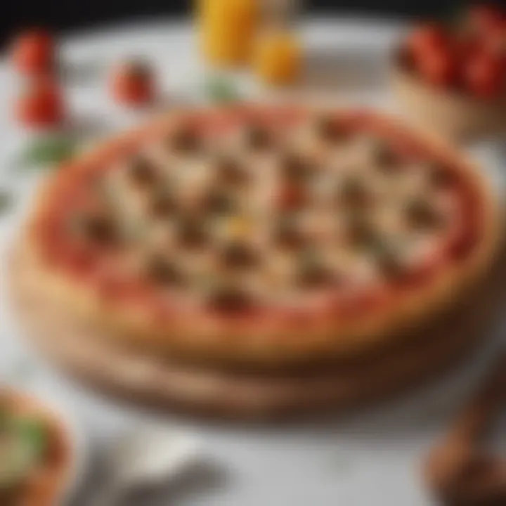 Elegant Presentation of Keto Crust Dish