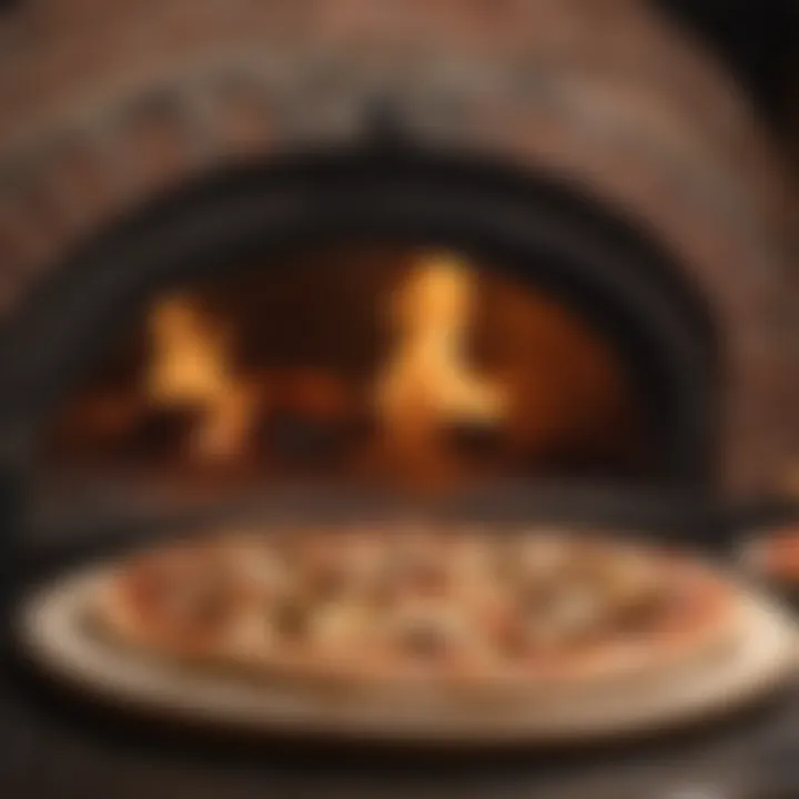 Wood-Fired Oven Infusing Flavor into Pizza