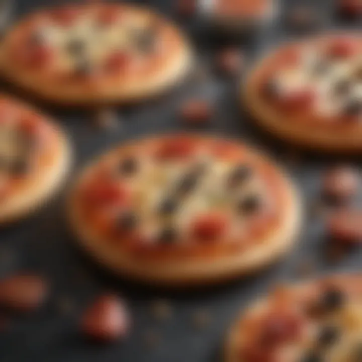 Delicious Mini Pizza from the Kit A freshly baked mini pizza showcasing a golden crust and vibrant toppings.