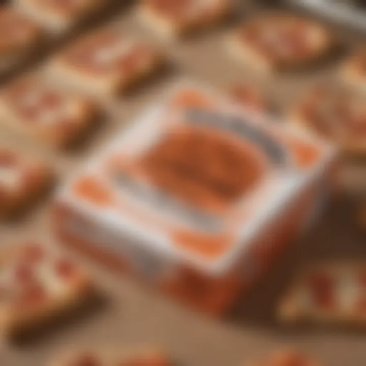 A visual depiction of marketing strategies centered around the Little Caesars pizza box.