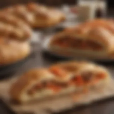 Customer Reviews on Little Caesars Stromboli A vibrant array of customer reviews highlighting the popularity of Little Caesars Stromboli.