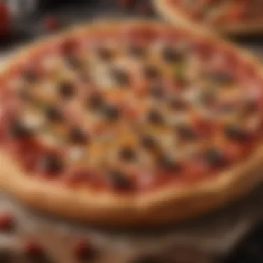 Assortment of pizza toppings offered by Little Caesars