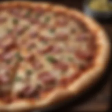 A vibrant map highlighting local pizzerias in the area