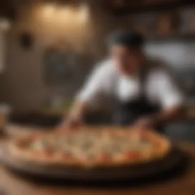 An artisan pizzeria showcasing innovative pizza creations