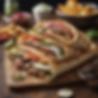 Savoury Greek Gyro Feast Luxurious Greek Gyro Assortment