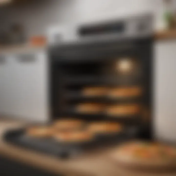 An array of home ovens demonstrating different types and features.