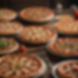 A vibrant display of Metro Pizza's signature dishes