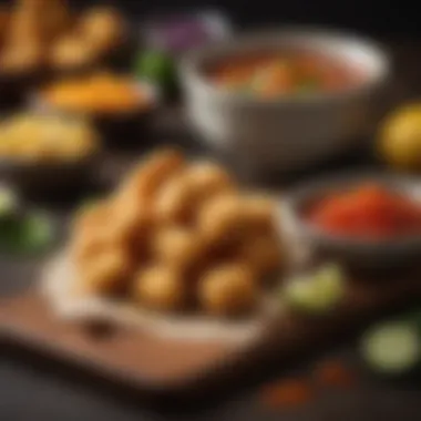 Citrus-Infused Mexi Nuggets Mexi Nuggets served with a tangy citrus-infused salsa