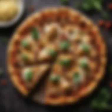Crispy Cauliflower Crust of Milton Cauliflower Pizza Milton Cauliflower Pizza: Crispy Cauliflower Crust