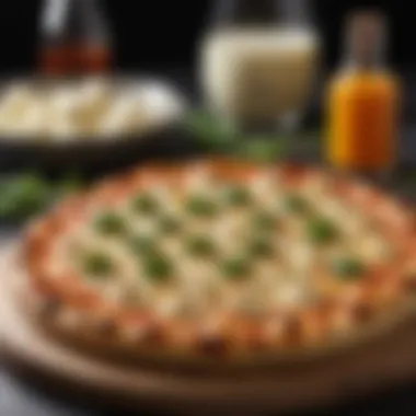 Gourmet Cheese Blend on Milton Cauliflower Pizza Milton Cauliflower Pizza: Gourmet Cheese Blend