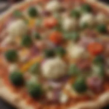 Nutrient-Rich Vegetable Toppings on Milton Cauliflower Pizza Milton Cauliflower Pizza: Nutrient-Rich Vegetable Toppings