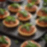 Mouthwatering Mini Pizza Bites with Fresh Basil