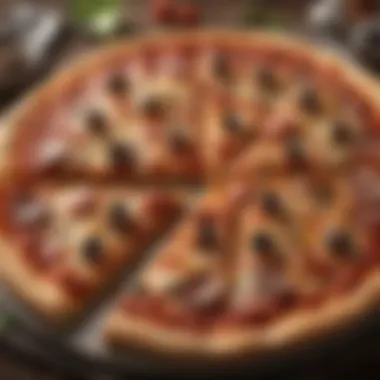 Culinary Masterpiece Mouthwatering Final Pizza Presentation