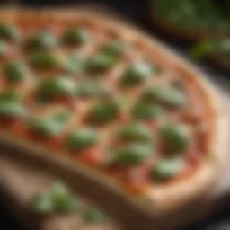 Mouthwatering Low-Sodium Pizza with Fresh Basil