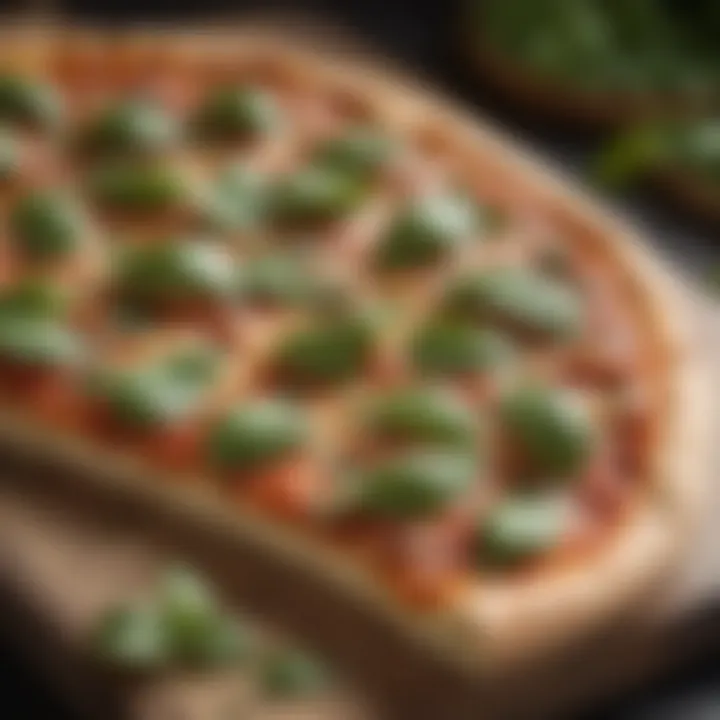 Mouthwatering Low-Sodium Pizza with Fresh Basil