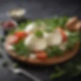 Delightful Mozzarella Platter with Fresh Herbs