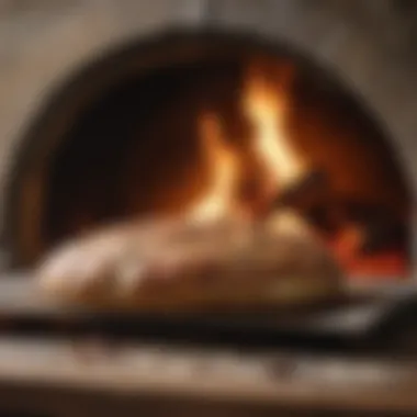 wood-fired oven baking