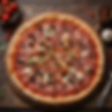 Savor the Delight of Neapolitan Pizza Slices on Wooden Board Neapolitan Pizza Sliced on Wooden Board