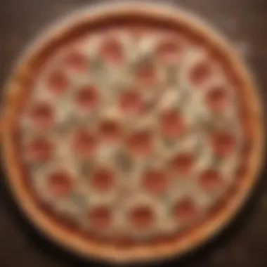 History of New Haven Frozen Pizza An infographic illustrating the history and evolution of New Haven frozen pizza through the decades.