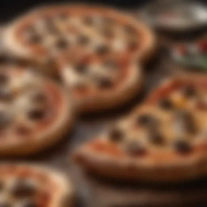Variety of pizzas crafted using dough from the Ooni Dough Box