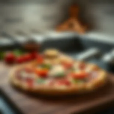 High-quality pizza stone for perfect crust