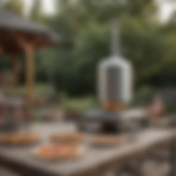 Ooni Propane Tank setup for efficient pizza-making