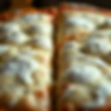 Visual comparison of pizza crusts made from different flours showcasing texture.
