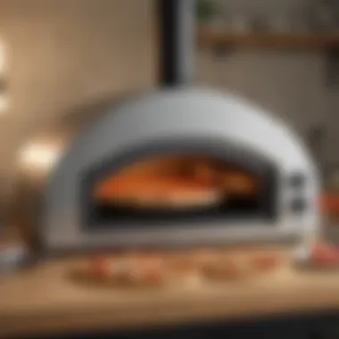 A compact indoor pizza oven perfect for small kitchens and apartments.