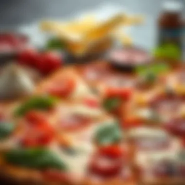 Gourmet Pizza Toppings and Ingredients Gourmet toppings and ingredients laid out for a pizza lover