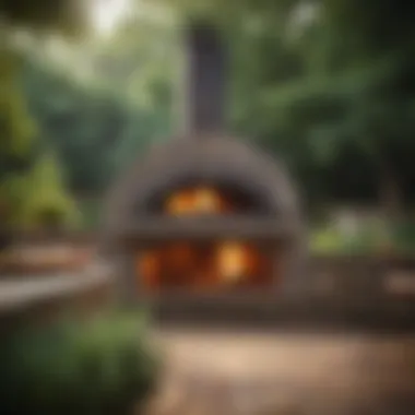 Outdoor Pizza Oven Setting