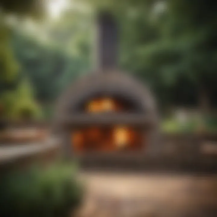 Outdoor Pizza Oven Setting