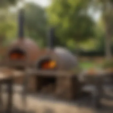 Outdoor Wood-Fired Oven Setting