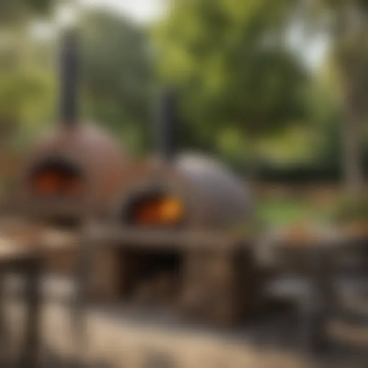 Outdoor Wood-Fired Oven Setting