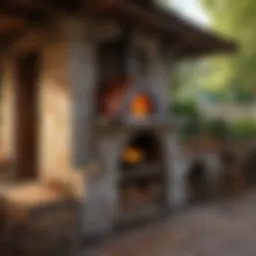 Rustic Outdoor Wood-Fired Pizza Oven