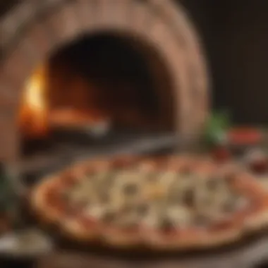 Mouthwatering traditional Italian oven-baked pizza