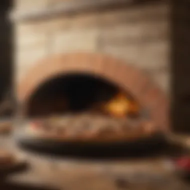 Delicious wood-fired oven pizza