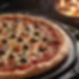 Precision baking temperature gauge for pizza