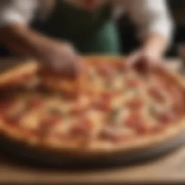 Witness the Artisanal Pizza Craftsmanship of Papa John's Artisanal Pizza Craftsmanship