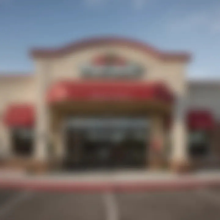 Exterior view of Papa John's in Brenham, TX showcasing its inviting entrance.