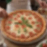 Papa John's delectable Margherita pizza