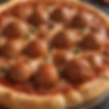 Mouthwatering Slices of Papa John's Meatball Pizza