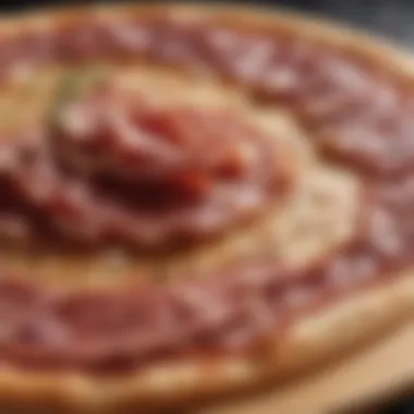 Artisanal Prosciutto Adorning 500-Degree Pizza