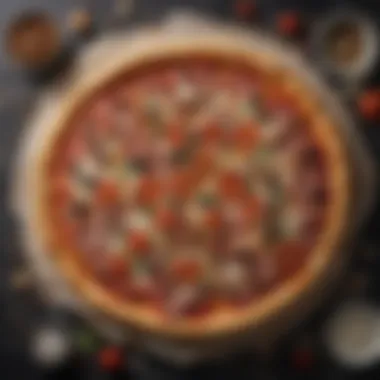 Beautifully baked gluten-free pizza with vibrant toppings