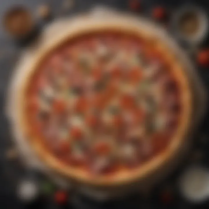 Beautifully baked gluten-free pizza with vibrant toppings