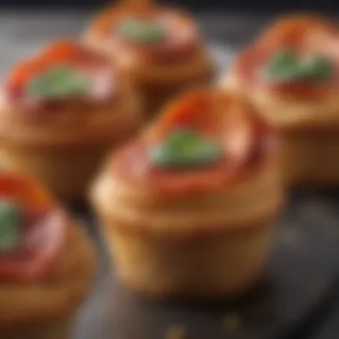 Healthy Pizza Cupcake with Whole Wheat Crust