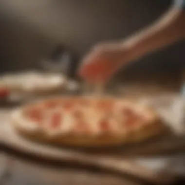 Crafting Perfection Pizza Dough Rising in Natural Light
